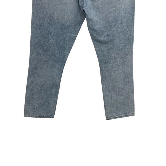 Agolde Riley High Rise Straight Crop Jeans‎ Denim Shatter Wash Blue Size 27 - Picture 9 of 12